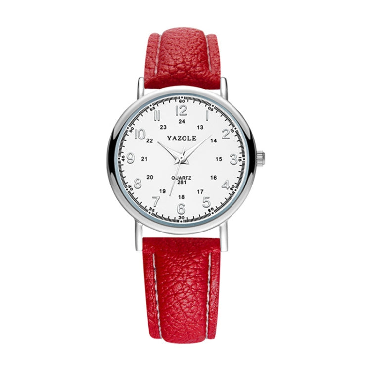 YAZOLE 281 Dual Digital Dial Simple Retro Business Couple Quartz Watch