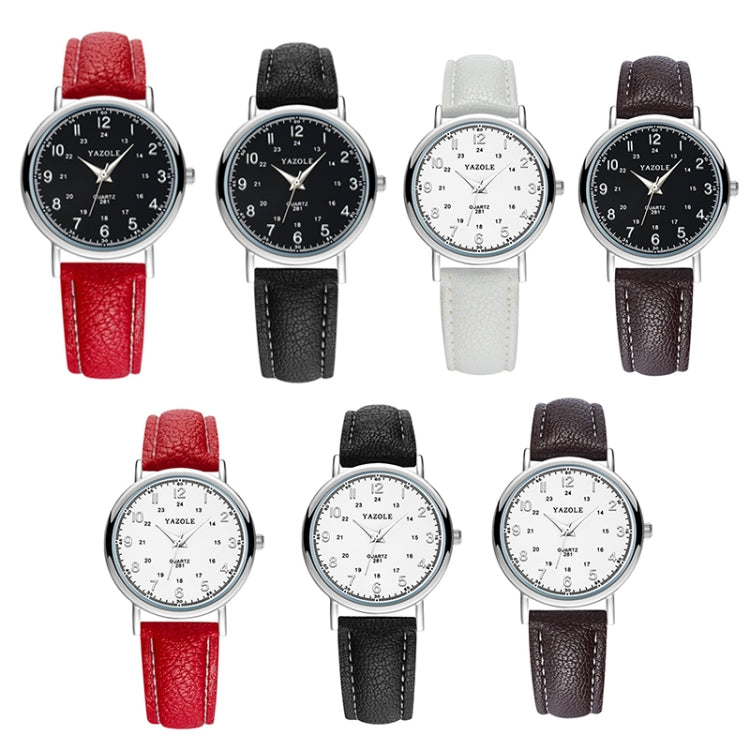 YAZOLE 281 Dual Digital Dial Simple Retro Business Couple Quartz Watch