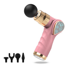 Load image into Gallery viewer, Mini Fascia Gun Small LCD Screen Muscle Massager, 018 Black, 018 Gray, 018 Pink, 018 Red