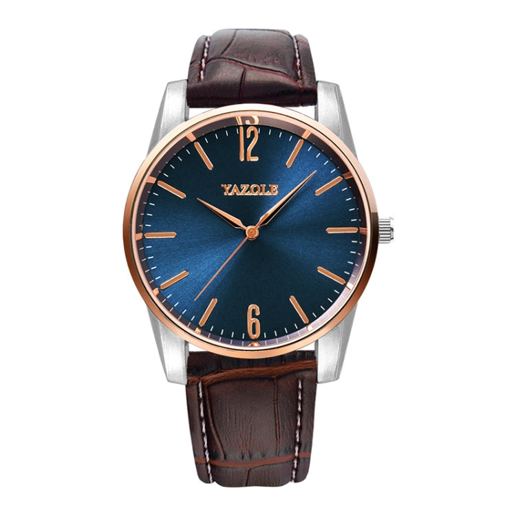 YAZOLE Simple Digital Two-color Dial Quartz Men Watch