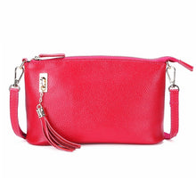 Load image into Gallery viewer, Ladies Fringed One-Shoulder Diagonal Bag Large-Capacity Casual Bag, Red, Navy Blue, Black, Brown, Deep Purple, Rose Red, Light Brown, Light Purple, Royal Blue