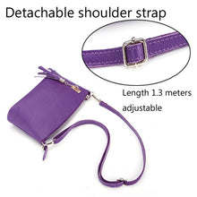 Load image into Gallery viewer, Ladies Fringed One-Shoulder Diagonal Bag Large-Capacity Casual Bag, Red, Navy Blue, Black, Brown, Deep Purple, Rose Red, Light Brown, Light Purple, Royal Blue