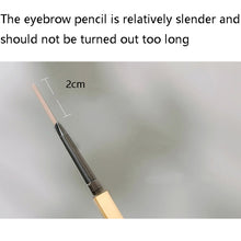 Load image into Gallery viewer, 3 PCS MAYCHEER 3117 Small Gold Bars Double Eyebrow Pencil Thin Head Waterproof Non-bleeding Eyebrow Pencil, 1 Deep Coffee Color, 2 Light Coffee Color, 3 Black Gray, 4 Gray Brown, 5 Moss Green