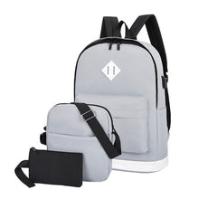 Load image into Gallery viewer, 3 in 1 College Style Casual Backpack Student USB Charging Backpack