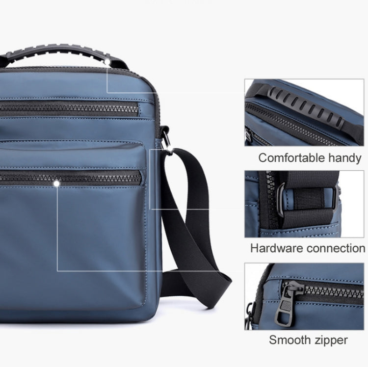 Men Casual Shoulder Bag Oxford Cloth Sports Crossbody Chest Bag