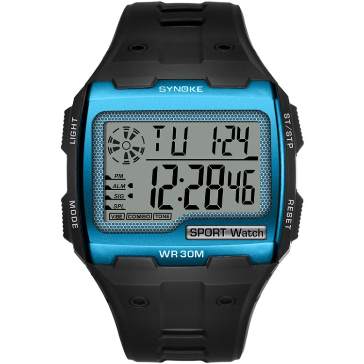 SYNOKE Square Sarge Screen Display Luminous Multifunctional Outdoor Men Sports Watch Digital Watch