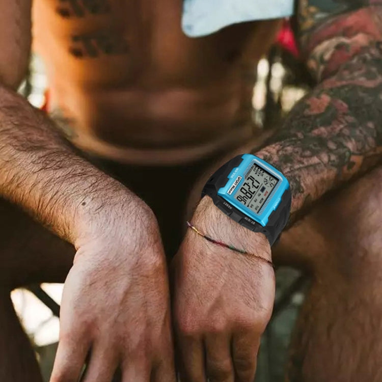 SYNOKE Square Sarge Screen Display Luminous Multifunctional Outdoor Men Sports Watch Digital Watch