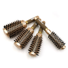 Load image into Gallery viewer, High Temperature Resistant Ceramic Bristles Roller Comb Nylon Needle Cylinder Curling Comb, 25, 32, 45, 53