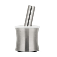 Load image into Gallery viewer, Kitchen 304 Stainless Steel Garlic Masher Spice Bean Nut Grinder, Straight Shape, Waist Shape, Drum Shape, Big Bowl Shape, Large Drum Shape
