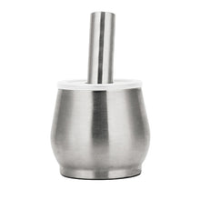 Load image into Gallery viewer, Kitchen 304 Stainless Steel Garlic Masher Spice Bean Nut Grinder, Straight Shape, Waist Shape, Drum Shape, Big Bowl Shape, Large Drum Shape