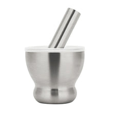 Load image into Gallery viewer, Kitchen 304 Stainless Steel Garlic Masher Spice Bean Nut Grinder, Straight Shape, Waist Shape, Drum Shape, Big Bowl Shape, Large Drum Shape