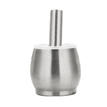 Load image into Gallery viewer, Kitchen 304 Stainless Steel Garlic Masher Spice Bean Nut Grinder, Straight Shape, Waist Shape, Drum Shape, Big Bowl Shape, Large Drum Shape