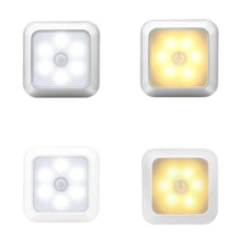 Load image into Gallery viewer, 1143 Human Body Sensation Night Light Smart Home Sensing Lights, Silver White Light, Silver Warm Light, White Shell White Light, White Shell Warm Light