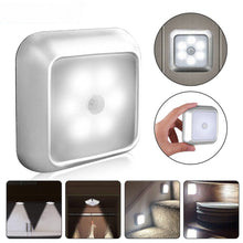 Load image into Gallery viewer, 1143 Human Body Sensation Night Light Smart Home Sensing Lights, Silver White Light, Silver Warm Light, White Shell White Light, White Shell Warm Light