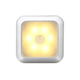 1143 Human Body Sensation Night Light Smart Home Sensing Lights, Silver White Light, Silver Warm Light, White Shell White Light, White Shell Warm Light
