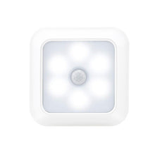 Load image into Gallery viewer, 1143 Human Body Sensation Night Light Smart Home Sensing Lights, Silver White Light, Silver Warm Light, White Shell White Light, White Shell Warm Light