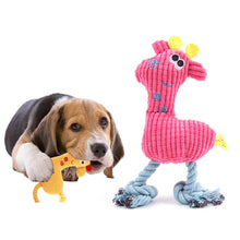 Load image into Gallery viewer, 3 PCS Pet Plush Toys For Cats And Dogs Plush Corn Kernels Deer Vocal Dog Toy, Rose Red, Blue, Yellow