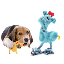 Load image into Gallery viewer, 3 PCS Pet Plush Toys For Cats And Dogs Plush Corn Kernels Deer Vocal Dog Toy, Rose Red, Blue, Yellow