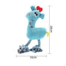 Load image into Gallery viewer, 3 PCS Pet Plush Toys For Cats And Dogs Plush Corn Kernels Deer Vocal Dog Toy, Rose Red, Blue, Yellow
