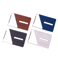 Load image into Gallery viewer, Motor Vehicle Driver License Metal Document Holder, Stripe Black, Stripe Coffee, Stripe Blue, Stripe Gray