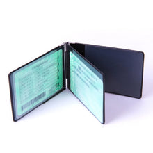 Load image into Gallery viewer, Motor Vehicle Driver License Metal Document Holder, Stripe Black, Stripe Coffee, Stripe Blue, Stripe Gray
