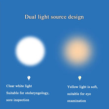 Load image into Gallery viewer, Flashlight Pupil Pen Light Yellow White Dual Light Source Dental Light LED Stainless Steel Morning Inspection Light, Flashlight Pupil Pen Light (Silver), Flashlight Pupil Pen Light (Black)