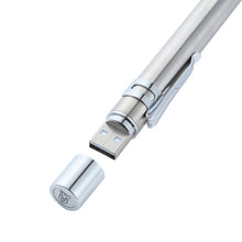 Load image into Gallery viewer, Flashlight Pupil Pen Light Yellow White Dual Light Source Dental Light LED Stainless Steel Morning Inspection Light, Flashlight Pupil Pen Light (Silver), Flashlight Pupil Pen Light (Black)