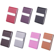 Load image into Gallery viewer, Advertising Business Card Case Business Practical Craft Gift, Red, Purple, Black, Brown, Gray, Pink, Apricot, Woven Black, Woven Coffee, Woven Blue, Woven Apricot, Woven Green