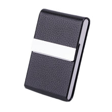 Load image into Gallery viewer, Advertising Business Card Case Business Practical Craft Gift, Red, Purple, Black, Brown, Gray, Pink, Apricot, Woven Black, Woven Coffee, Woven Blue, Woven Apricot, Woven Green