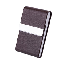 Load image into Gallery viewer, Advertising Business Card Case Business Practical Craft Gift, Red, Purple, Black, Brown, Gray, Pink, Apricot, Woven Black, Woven Coffee, Woven Blue, Woven Apricot, Woven Green
