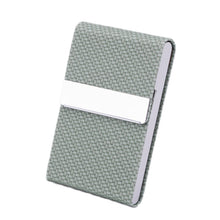 Load image into Gallery viewer, Advertising Business Card Case Business Practical Craft Gift, Red, Purple, Black, Brown, Gray, Pink, Apricot, Woven Black, Woven Coffee, Woven Blue, Woven Apricot, Woven Green