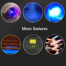 Load image into Gallery viewer, USB Rechargeable Laser Pattern Funny Cat Flashlight With Woods Purple Light Detection Lamp, Funny Cat Flashlight