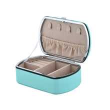 Load image into Gallery viewer, HN-001 Travel Portable Ring Lipstick Jewelry Storage Box, Necklace Version Pink, Mirror Version Pink, Necklace Version Blue, Mirror Version Blue, Necklace Version Orange, Mirror Version Orange, Necklace Version Gold, Mirror Version Gold                ...