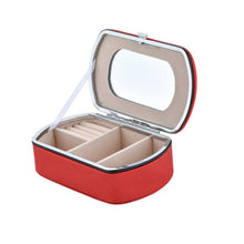 Load image into Gallery viewer, HN-001 Travel Portable Ring Lipstick Jewelry Storage Box, Necklace Version Pink, Mirror Version Pink, Necklace Version Blue, Mirror Version Blue, Necklace Version Orange, Mirror Version Orange, Necklace Version Gold, Mirror Version Gold                ...