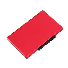 Load image into Gallery viewer, RFID Anti-Theft And Anti-Magnetic Aluminum Alloy Credit Card Case, Red, Blue, Black, Golden, Silver, Gray