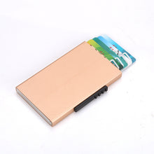 Load image into Gallery viewer, RFID Anti-Theft And Anti-Magnetic Aluminum Alloy Credit Card Case, Red, Blue, Black, Golden, Silver, Gray