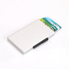 Load image into Gallery viewer, RFID Anti-Theft And Anti-Magnetic Aluminum Alloy Credit Card Case, Red, Blue, Black, Golden, Silver, Gray