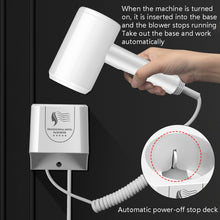Load image into Gallery viewer, Hotel Hair Dryer Wall Mount High Power Hair Dryer Household Hair Cylinder Dryer, CN Plug, White, Black, Hotel Hairdryer White