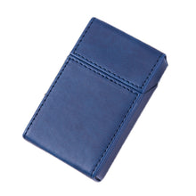 Load image into Gallery viewer, PU Leather Business Portable Cigarette Case, Black, Navy Blue, Light Blue, Gray, Brown /Apricot, Brown