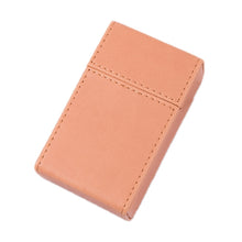 Load image into Gallery viewer, PU Leather Business Portable Cigarette Case, Black, Navy Blue, Light Blue, Gray, Brown /Apricot, Brown