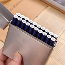 Load image into Gallery viewer, Men Stainless Steel Clamshell Business Cigarette Case, Y-9