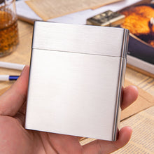 Load image into Gallery viewer, Men Stainless Steel Clamshell Business Cigarette Case, Y-9