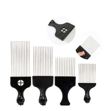 Load image into Gallery viewer, 3 PCS Hairdressing Steel Needle Oil Hair Comb Plastic Haircut Pointed Tail Comb, P2020, P2021, C6, C5