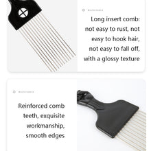 Load image into Gallery viewer, 3 PCS Hairdressing Steel Needle Oil Hair Comb Plastic Haircut Pointed Tail Comb, P2020, P2021, C6, C5