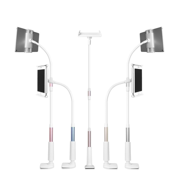 LP-6 Tablet Mobile Phone Lazy Bracket Detachable Bed Bracket, Style:, Two-stage (Golden), Two-stage （Silver), Two-stage (Cute Pink), Two-stage (Titanium Gray), Two-stage (Blue), Three-stage (Golden), Three-stage (Silver), Three-stage (Cute Pink)       ...