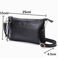 Load image into Gallery viewer, Ladies Large-Capacity Shoulder Bag Tassel All-Match Casual Messenger Bag, Red, Navy Blue, Black, Brown, Deep Purple, Rose Red, Light Purple, Royal Blue, Ink Green, Jujube Red, Light Brown