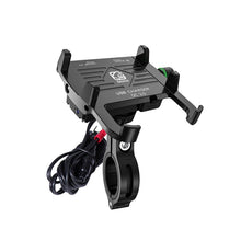 Load image into Gallery viewer, Kewig M6-S 12V Motorcycle Waterproof Aluminum Alloy Mobile Phone Bracket With QC3.0 Fast Charging, M6-S(Black), M6-S(Blue), M6-S(Red), M6-S(Silver)