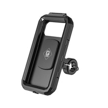 Load image into Gallery viewer, Kewig Bicycle Motorcycle Waterproof Box Mobile Phone Bracket Riding Touch Mobile Phone Fixed Seat, Small Handlebar Installation, Large Handlebar Installation