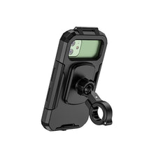 Load image into Gallery viewer, Kewig Bicycle Motorcycle Waterproof Box Mobile Phone Bracket Riding Touch Mobile Phone Fixed Seat, Small Handlebar Installation, Large Handlebar Installation