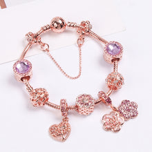 Load image into Gallery viewer, Women Rose Gold Beaded Bracelet, SL124 18cm, SL124 19cm, SL124 20cm, SL125 18cm, SL125 19cm, SL125 20cm, SL126 18cm, SL126 19cm, SL126 20cm, SL128 18cm, SL128 19cm, SL128 20cm, SL129 18cm, SL129 19cm, SL129 20cm, SL130 18cm, SL130 19cm, SL130 20cm     ...